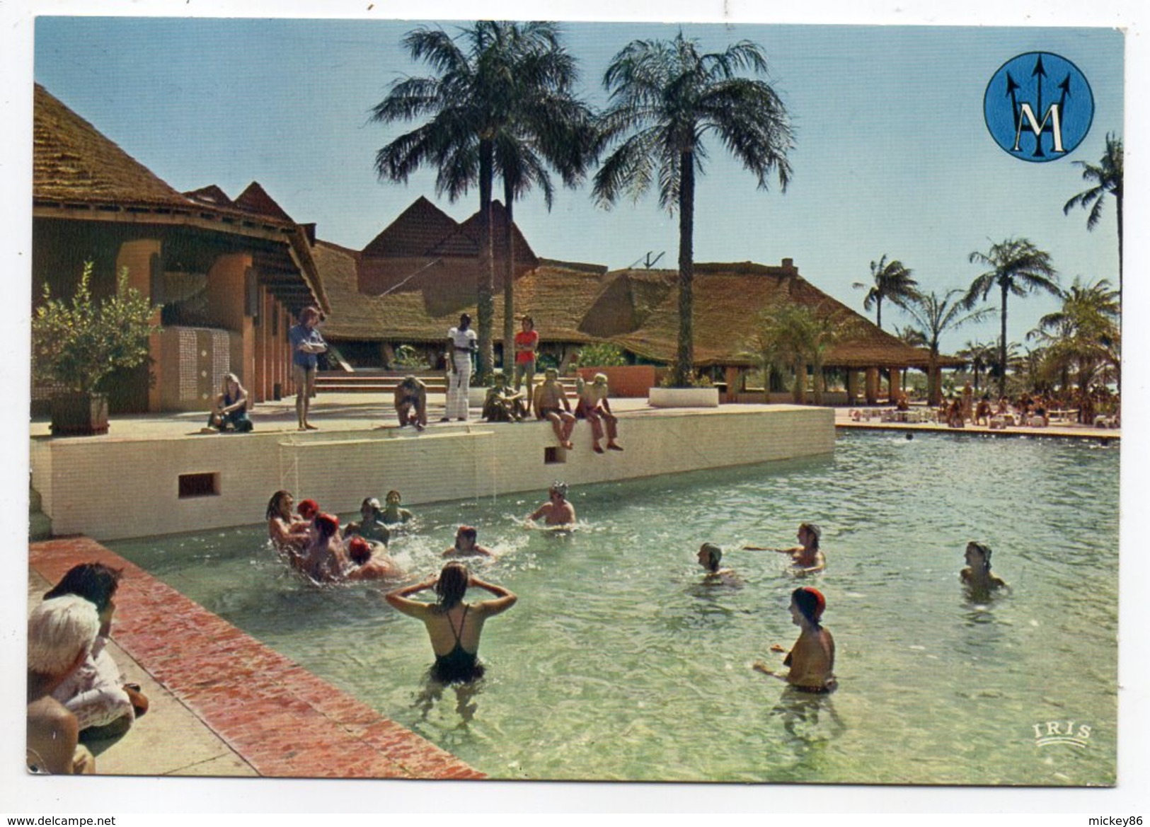 Sénégal--CAP SKIRING --Club Méditerrannée (animée,piscine),cpsm 15 X 10 N° 7127 éd ADP--IRIS....à Saisir - Sénégal