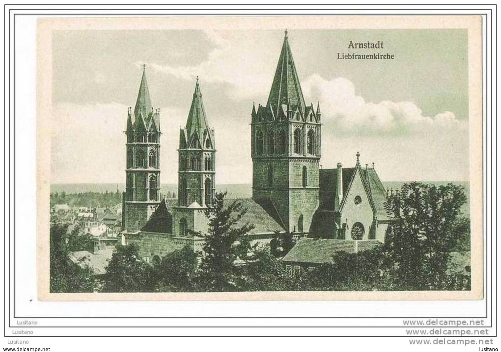 Arnstadt - Liebfrauenkirche - Thuringia - Germany ( 2 Scans ) - Arnstadt