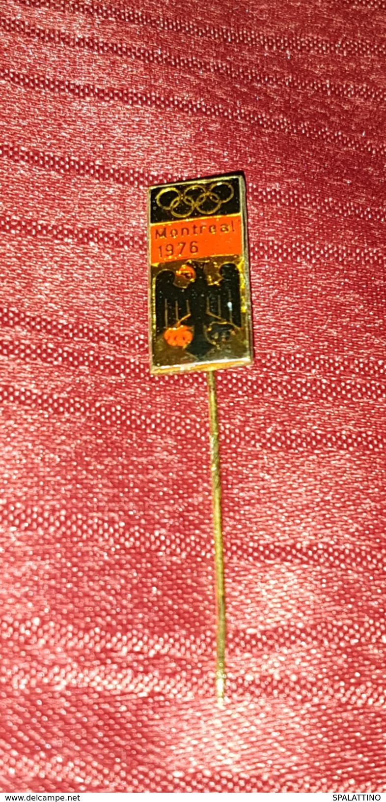 OLYMPIC GAMES IN MONTREAL 1976., GERMANY, DEUTSCHLAND OFFICIAL VINTAGE PIN BADGE - Olympic Games