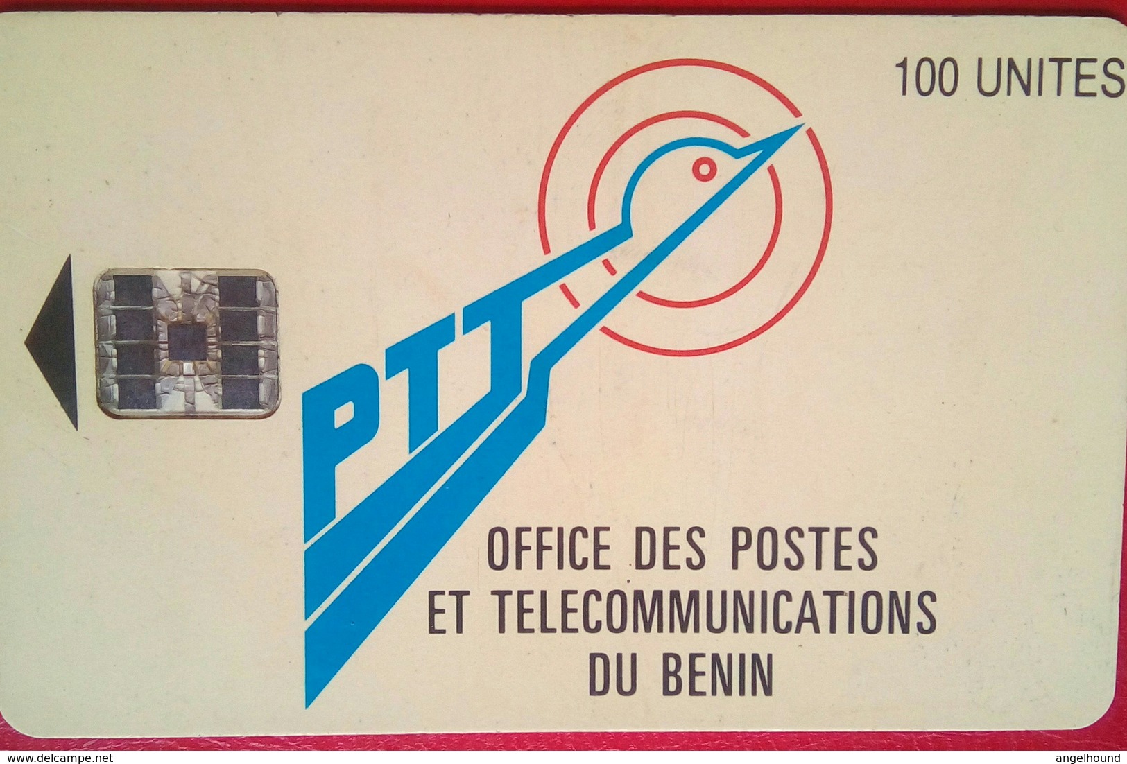 Benin PTT 100 Units Chip Logo - Bénin