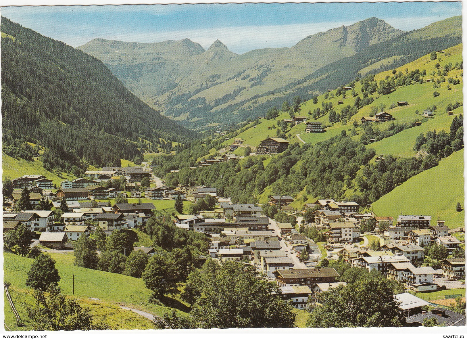 Hinterglemm, 1100 M - Blick Zum Talschluß Mit Gahshag, Tristkogel Und Staffkogel - Salzburger  Land - Österreich/Austria - Saalbach