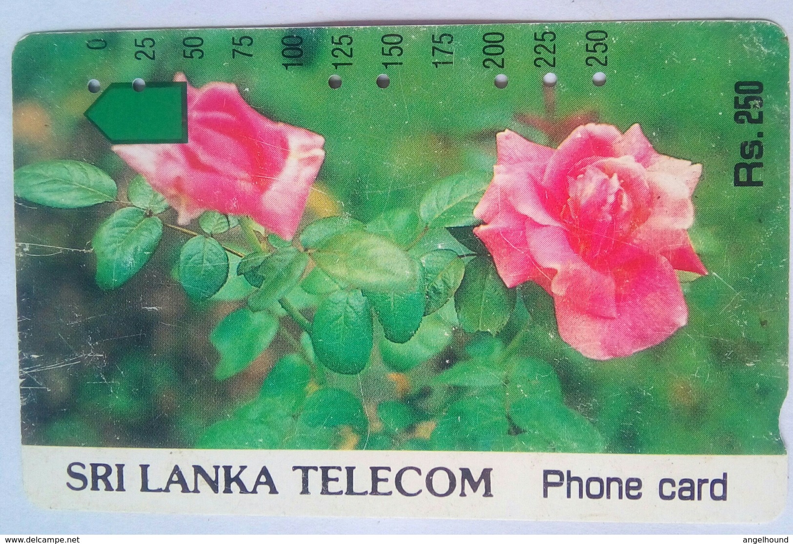 Sri Lanka Rs 250 Roses Tamura - Sri Lanka (Ceilán)