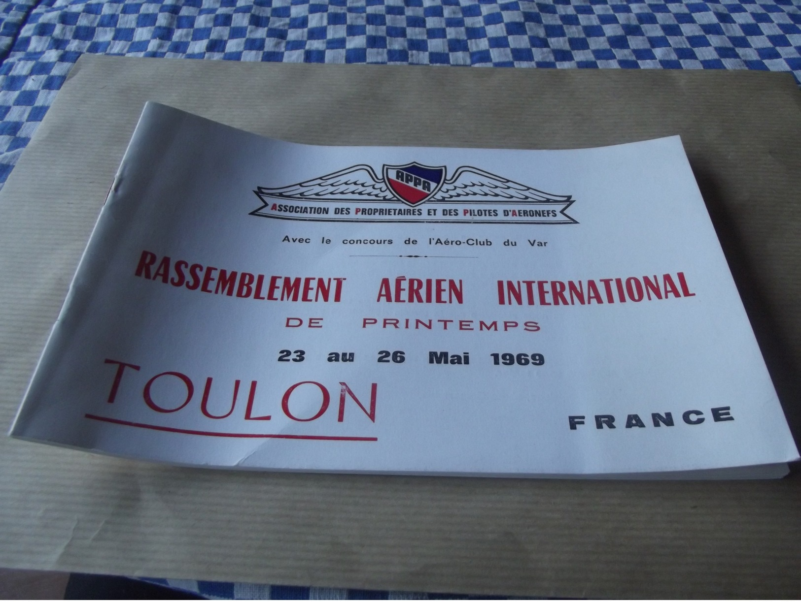 Carnet  Rassemblement Aerien International De Preintemps 1969 Toulon - Non Classés