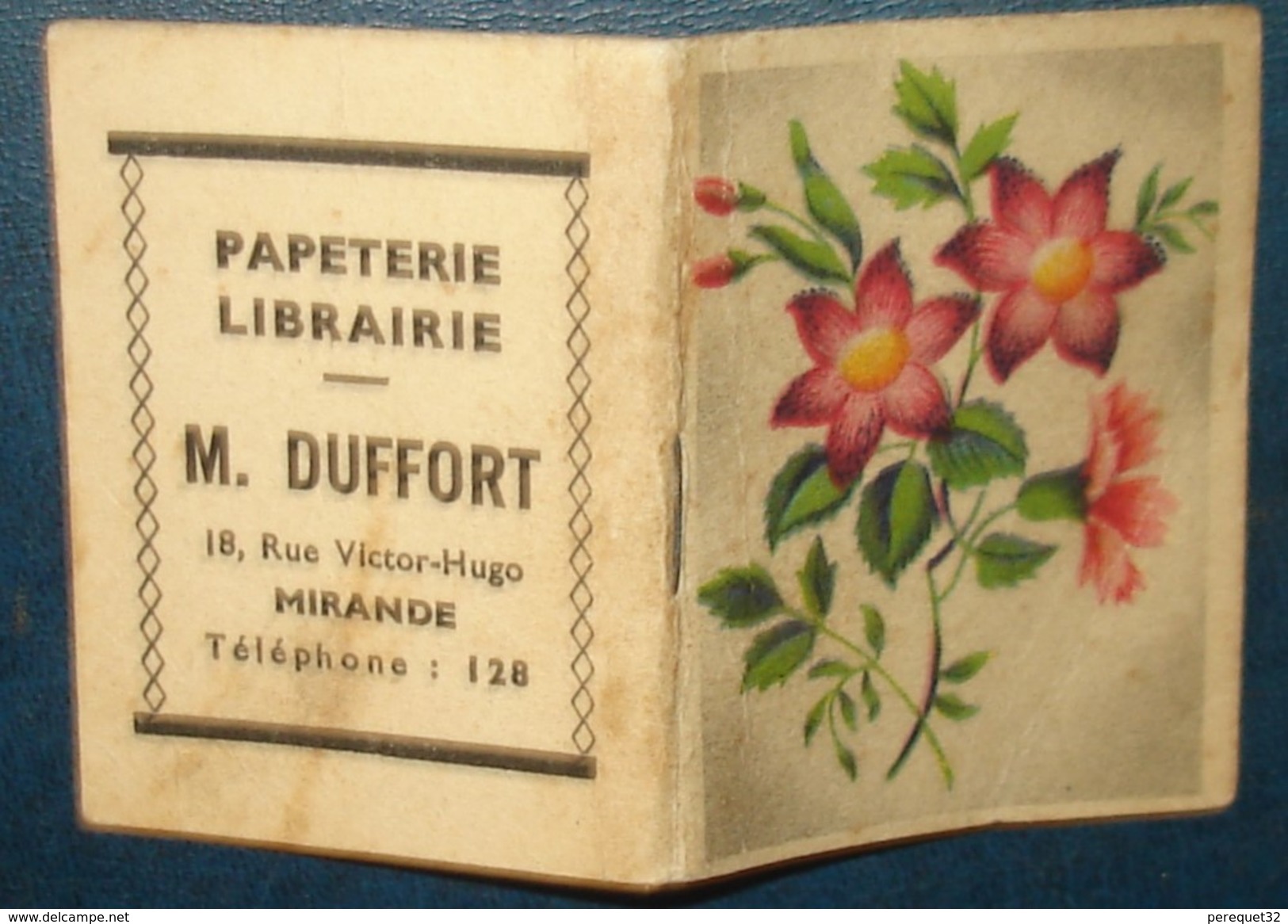 Calendrier 1950.Librairie Papeterie,M.DUFFORT,MIRANDE.Format52 X 40 - Small : 1941-60