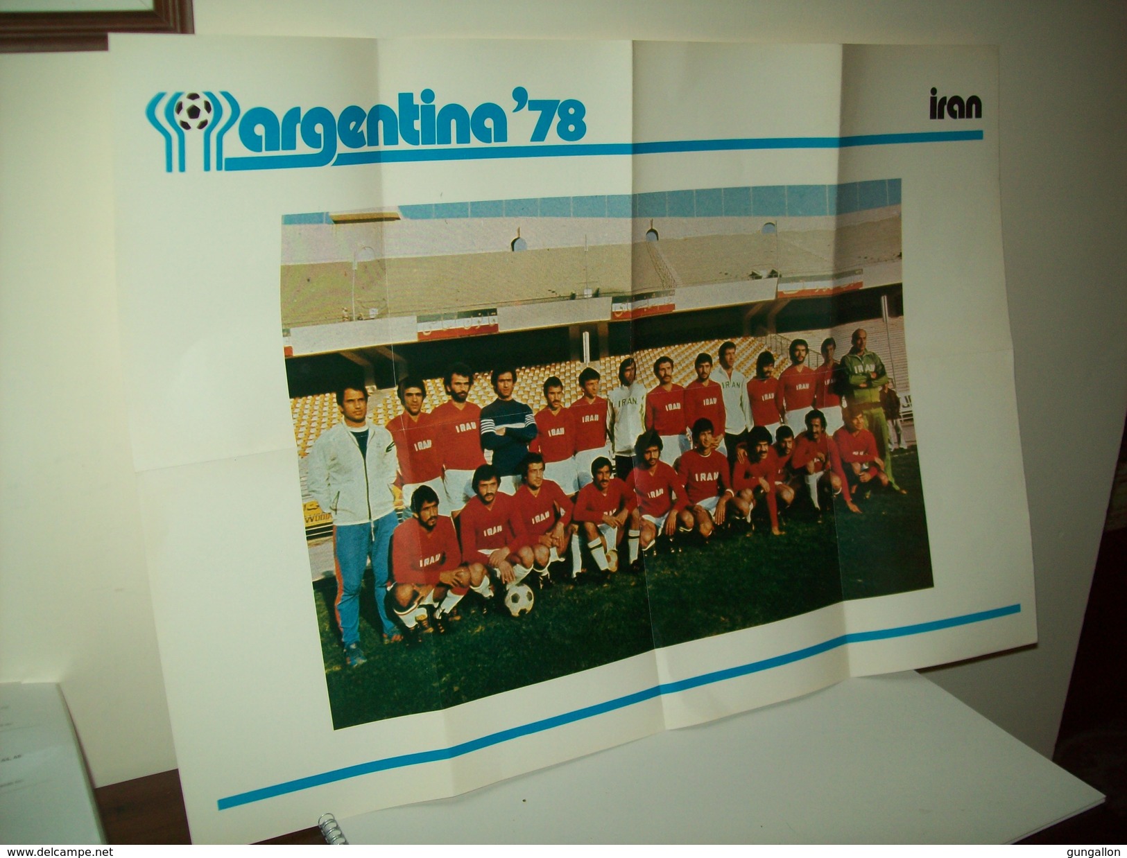 Poster Nazionale  Calcio "Iran"  Mondiali 1978. - Altri & Non Classificati