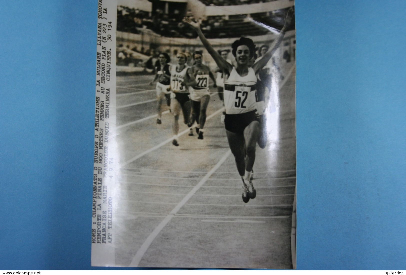 Rome Championnats D'Europe D'athlétisme 4/9/74 Tomova Remporte Le 800M /6/ - Sports