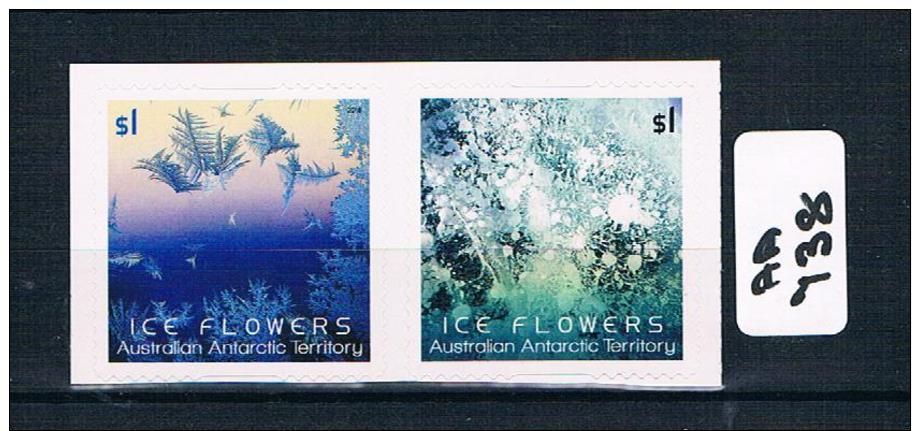 Australia-aat  Ice Flowers  2 Val S/ad  Ex Booklett Muh  AA738 - Unused Stamps