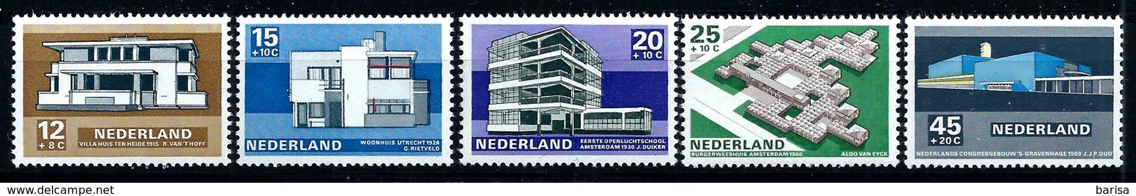 Nederland 1969: Zomerzegels; Architectuur ** MNH - Unused Stamps