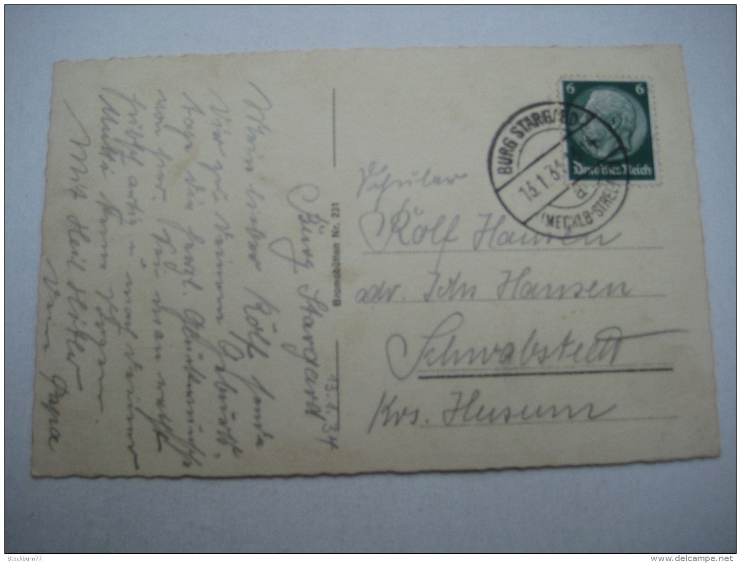 STARGARD , SA Sportschule      , Schöne Karte Um 1934 ,  , Vorderseitiger Wasserfleck - Pommern