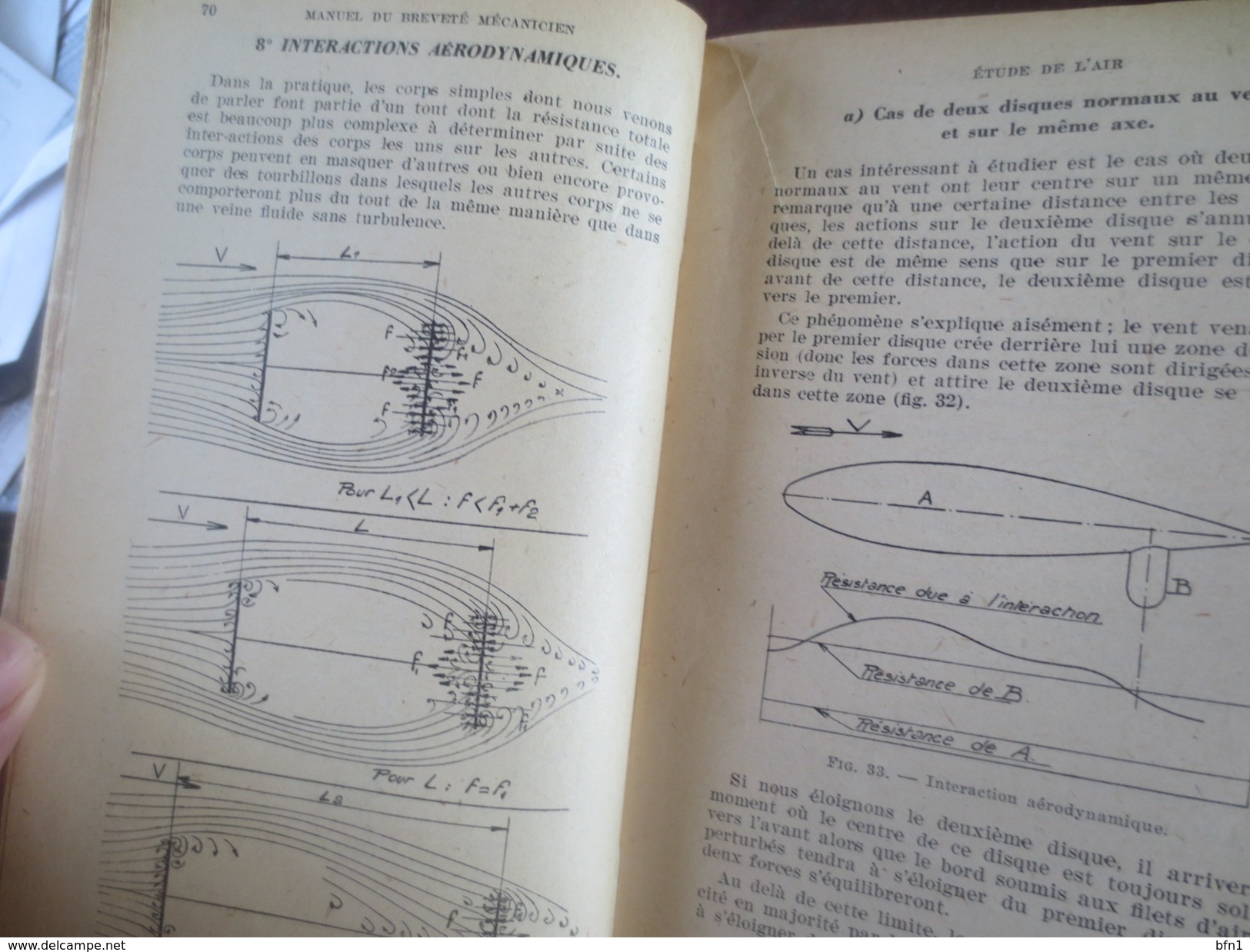 MANUEL DU BREVETE MECANISIEN- THEORIE DE L'AVION - 1941- GEORGES RAMAT - VOIR PHOTOS