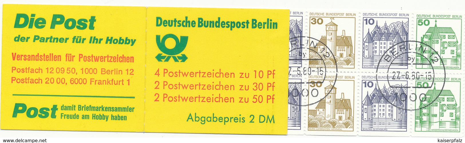 5341) MH 11b Gestempelt - Markenheftchen