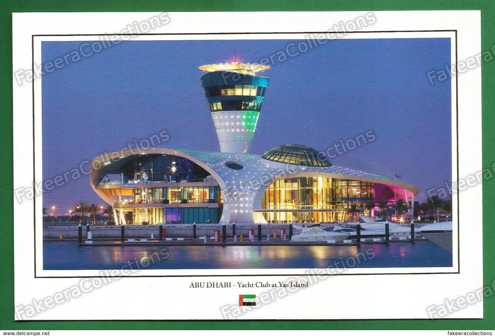 UNITED ARAB EMIRATES / UAE - ABU DHABI Yacht Club At Yas Island - Postcard # 45 - Unused As Scan - Verenigde Arabische Emiraten