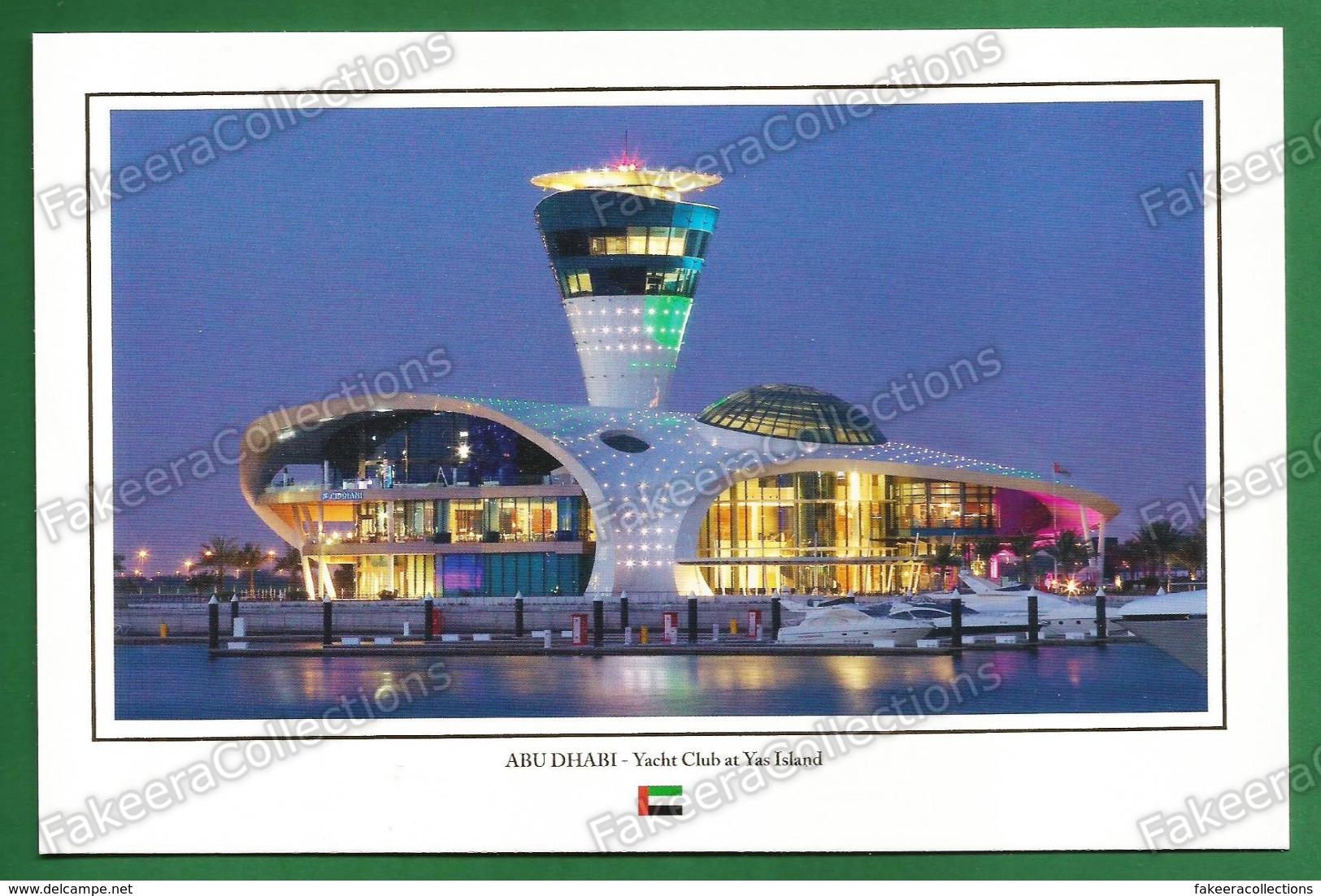 UNITED ARAB EMIRATES / UAE - ABU DHABI Yacht Club At Yas Island - Postcard # 45 - Unused As Scan - Ver. Arab. Emirate