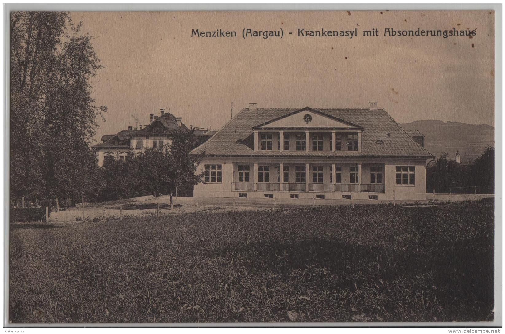 Menziken (Aargau) - Krankenasyl Mit Absonderungshaus - Photo: P. Kopp-Weber - Menziken