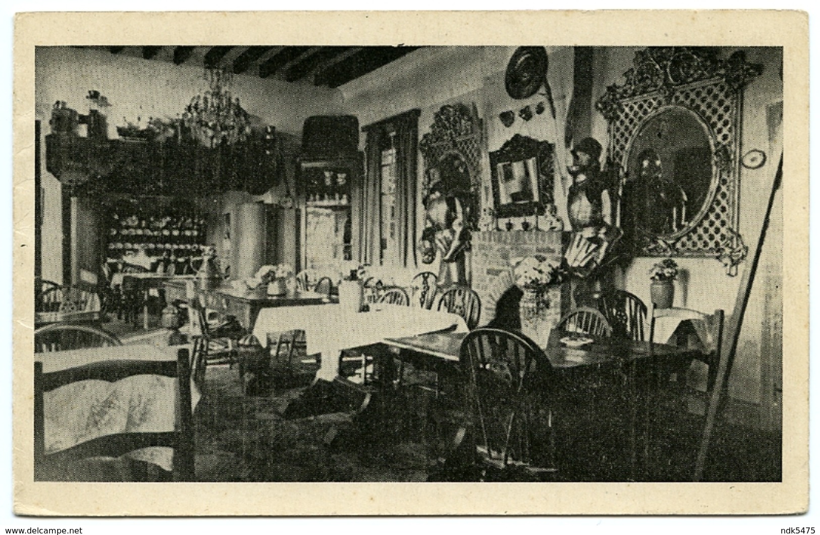KENT : UPSTREET - THE ISLAND CAFE & GUEST HOUSE, ISLAND ROAD - CHRISTMAS CARD, 1946 - Sonstige & Ohne Zuordnung