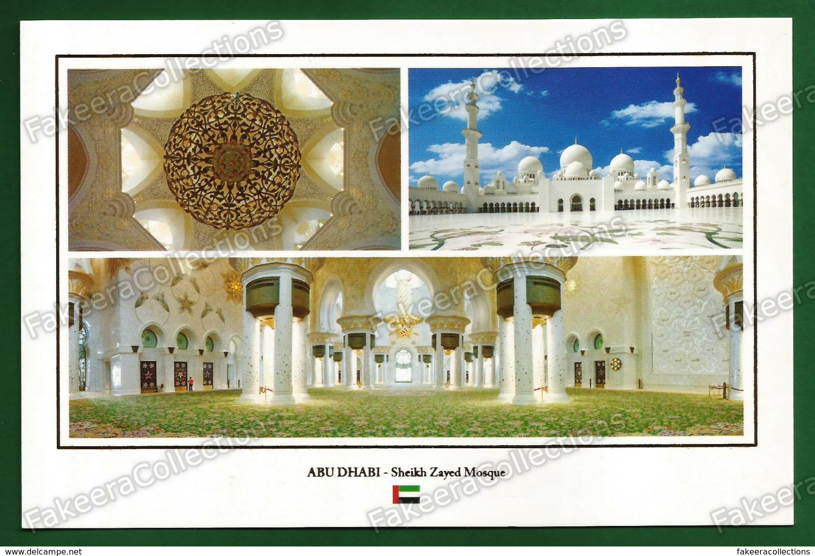 UNITED ARAB EMIRATES / UAE - ABU DHABI Sheikh Zayed Mosque - Postcard # 49 - Unused As Scan - Verenigde Arabische Emiraten