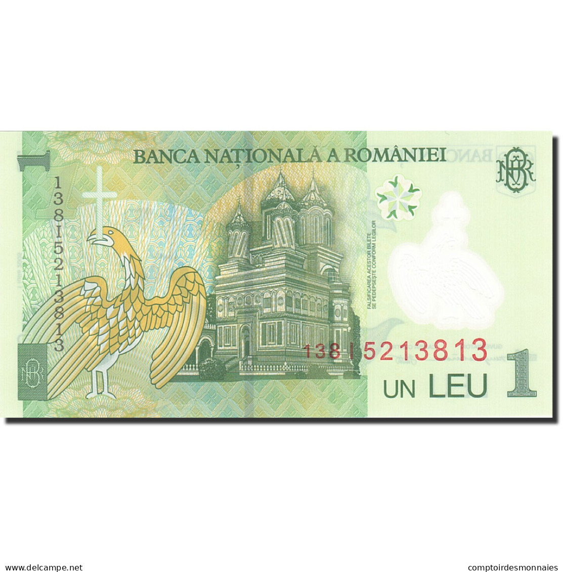 Billet, Roumanie, 1 Leu, 2005, 2005-07-01, KM:117a, NEUF - Romania