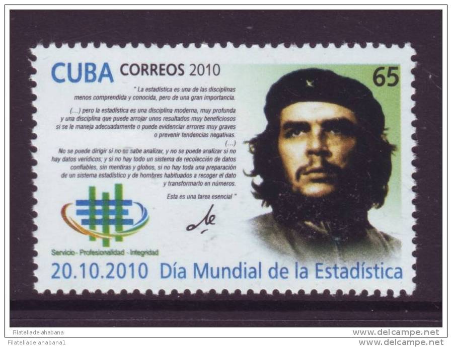 2010.7 CUBA MNH 2010 COMPLETE SET ERNESTO CHE GUEVARA - Neufs