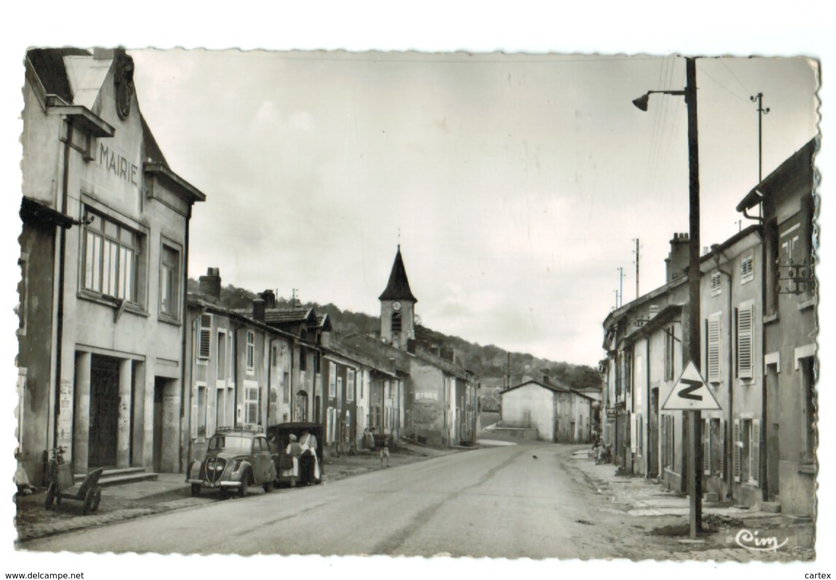 15759  Cpa  MARBACHE  , Rue Clémenceau   ;  Jolie Carte Photo ! - Sonstige & Ohne Zuordnung