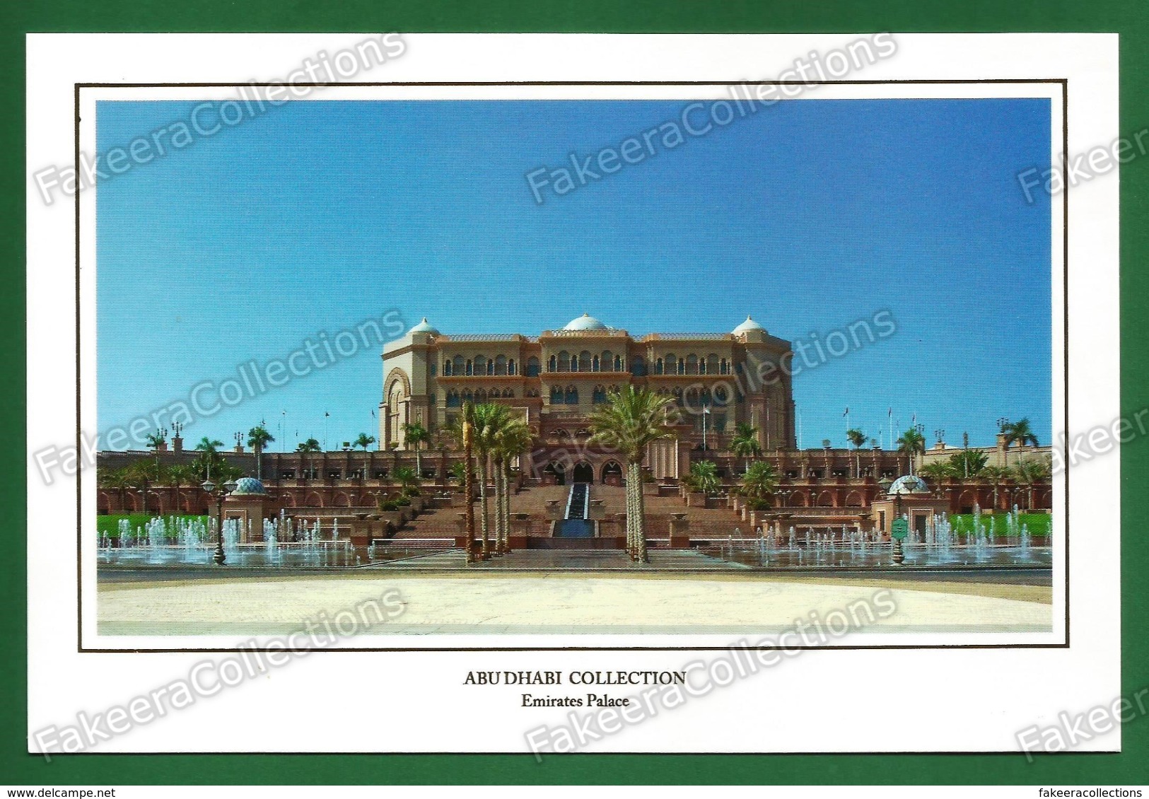 UNITED ARAB EMIRATES / UAE - ABU DHABI Emirates Palace - Postcard # 54 - Unused As Scan - Emirats Arabes Unis