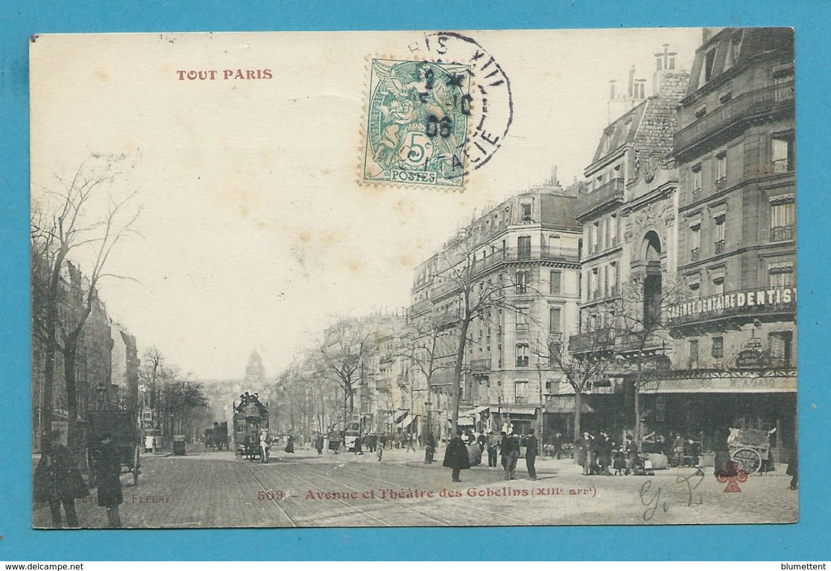 CPA TOUT PARIS 509 - Avenue Et Théâtre Des Gobelins (XIIIème Arrt.) - Distretto: 13