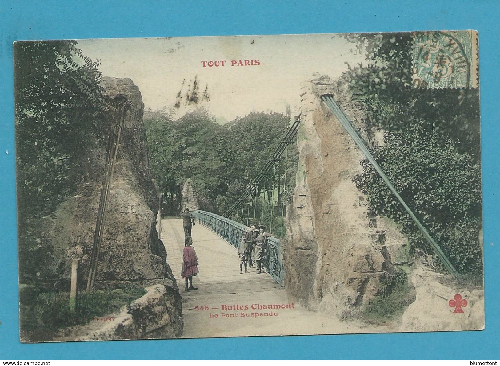 CPA TOUT PARIS 546 - Buttes Chaumont  (XIXème Arrt.) - Distrito: 19