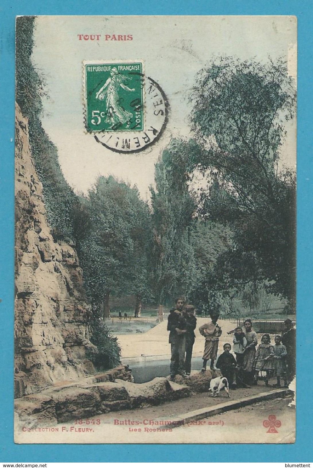 CPA TOUT PARIS 13-543 - Buttes Chaumont  (XIXème Arrt.) - Distrito: 19