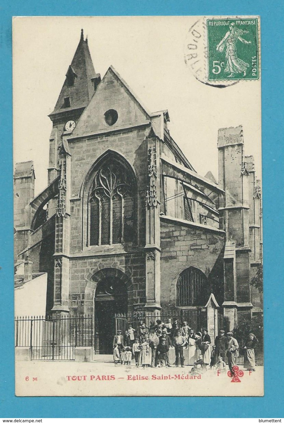 CPA TOUT PARIS 6 M - Eglise Saint-Médard - District 19