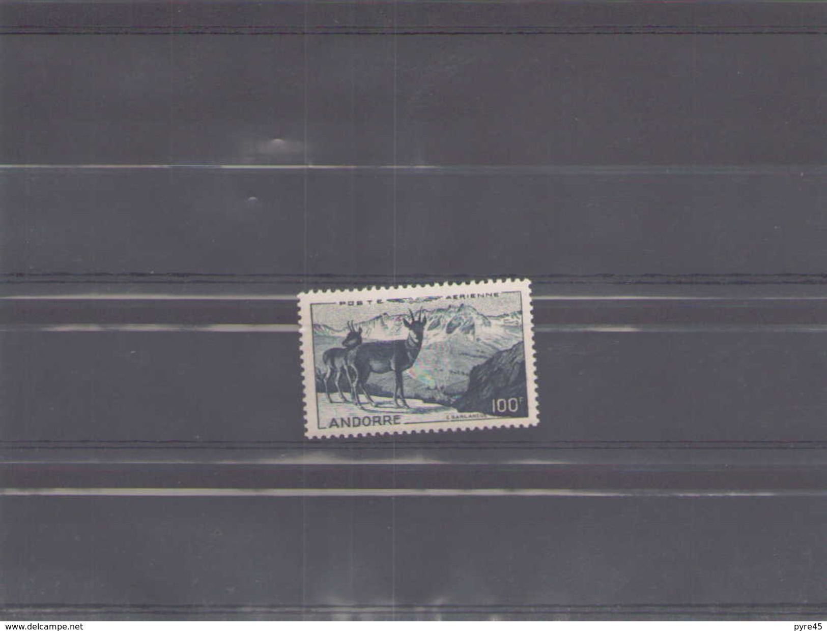 Andorre 1950 Poste Aerienne N°1* - Airmail