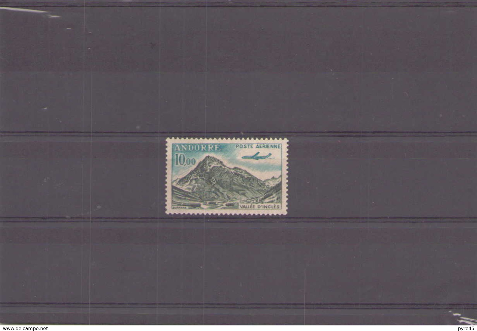 Andorre 1961 / 4 Poste Aerienne N° 8 ** - Luftpost