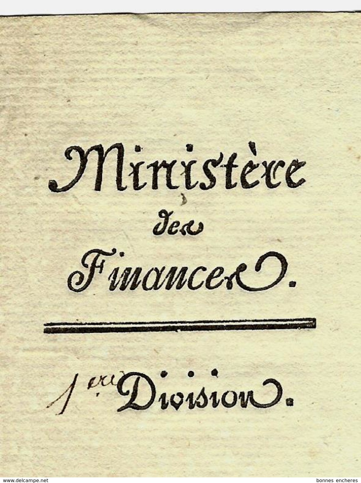 1809 LETTRE SIGNEE Mollien   Ministre Des Finances EMPIRE PIEMONT Départements Annexés Borgo San Marino Frassinetto B.E. - Other & Unclassified