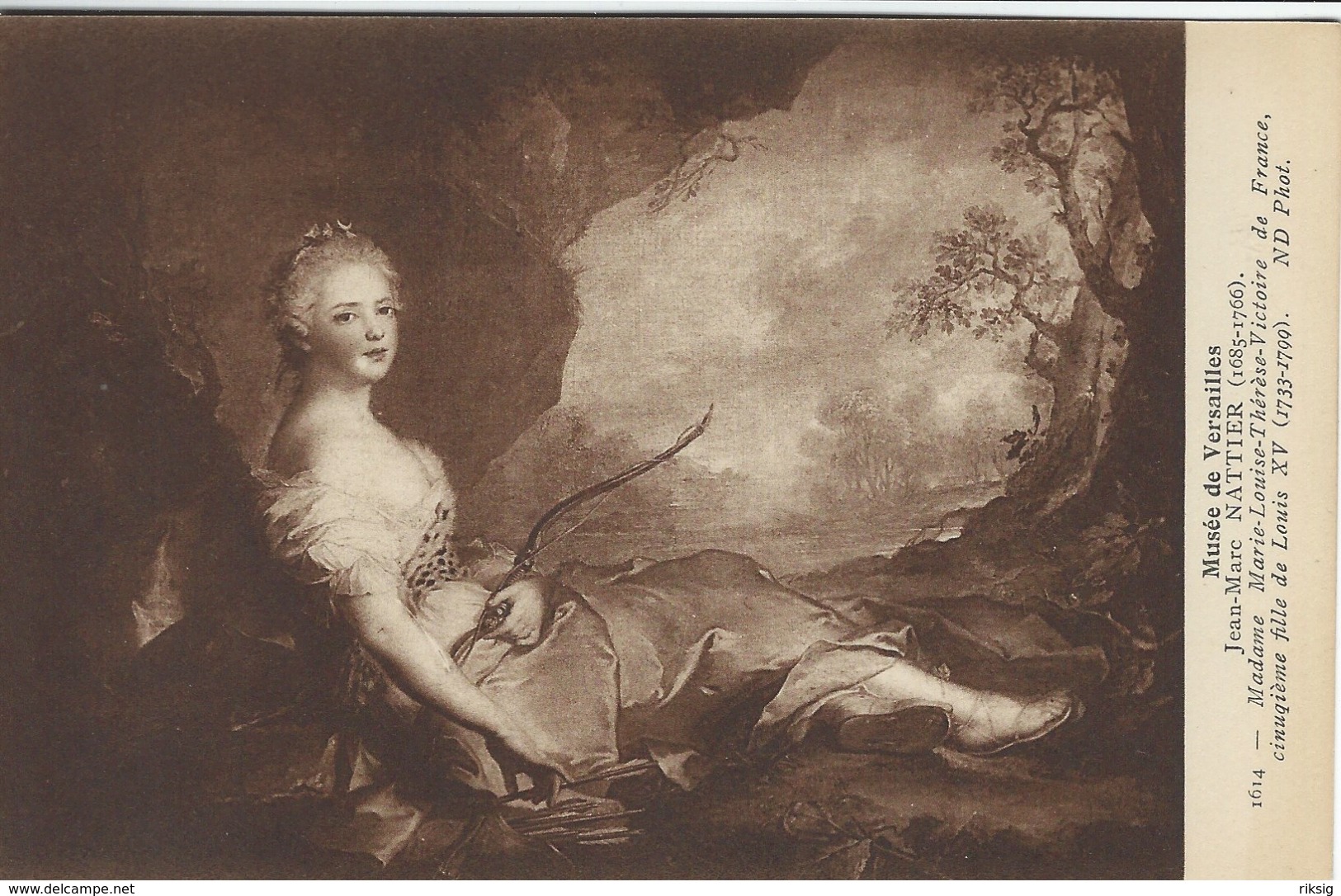 Musée De Versailles.  Jean-Marc Nattier.  Madame Marie-Louise-Therese-Victoire De France.     S-3316 - Museum