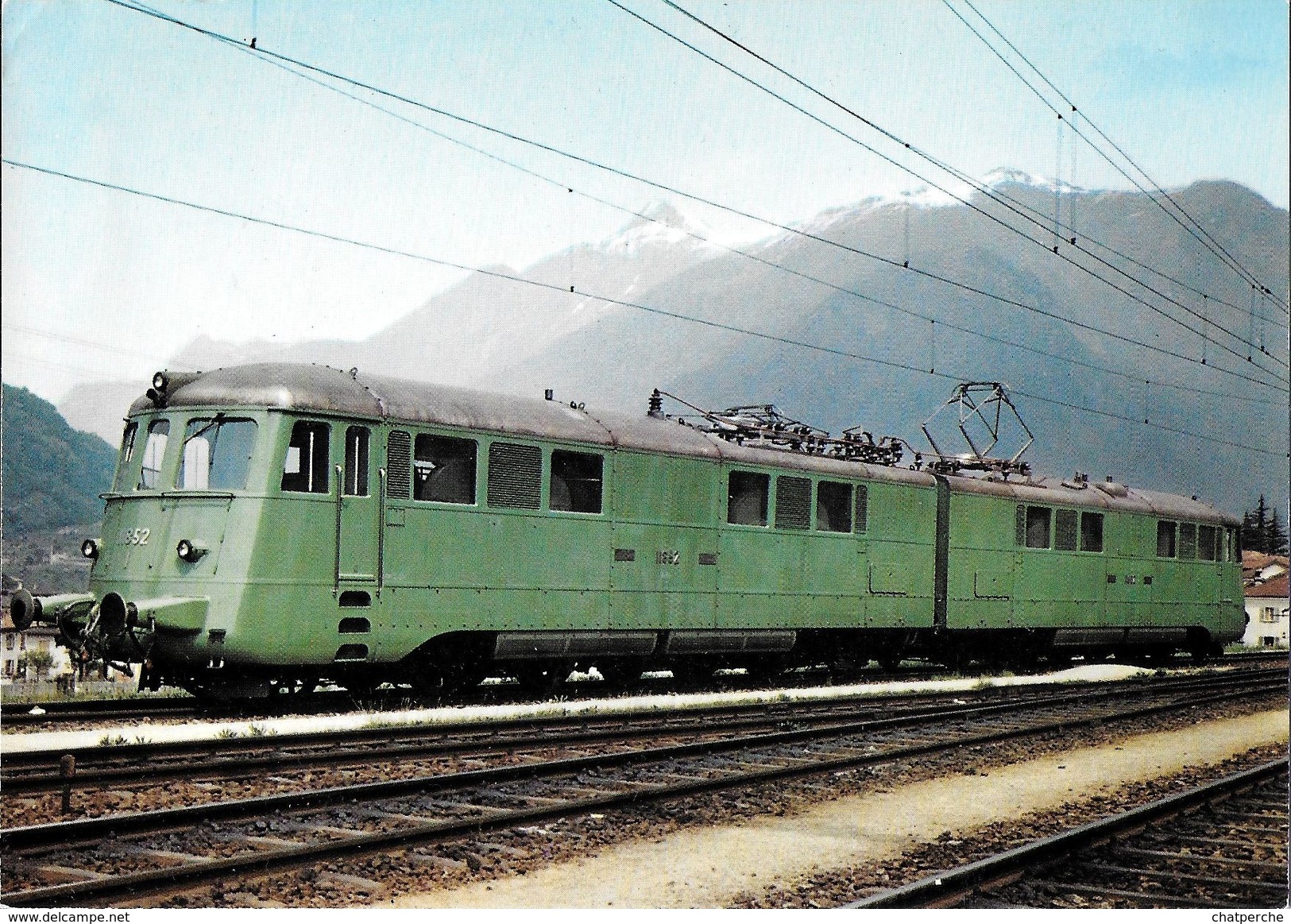 TRANSPORT TRAIN  LUZERN SUISSE LUCERNE  LOCOMOTIVE A E 8/14 - Trains