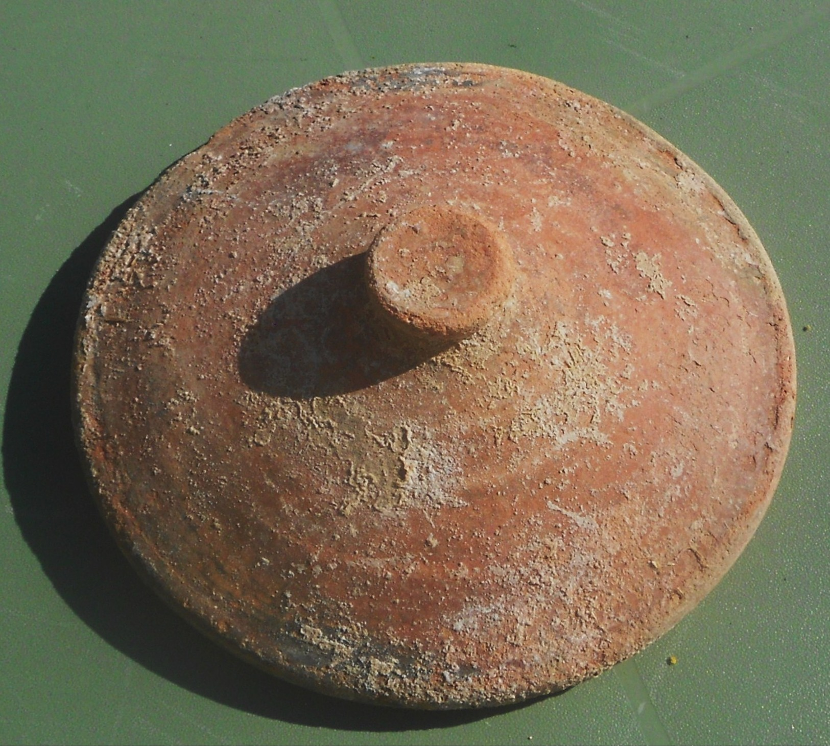 Couvercle De Marmite Romaine En Terre Cuite Utilisé Du 2em Au 4em Siècle - Archaeology