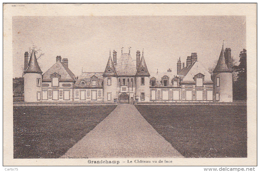 Fontenouilles 89 - Façade Château De Grandchamp - Autres & Non Classés