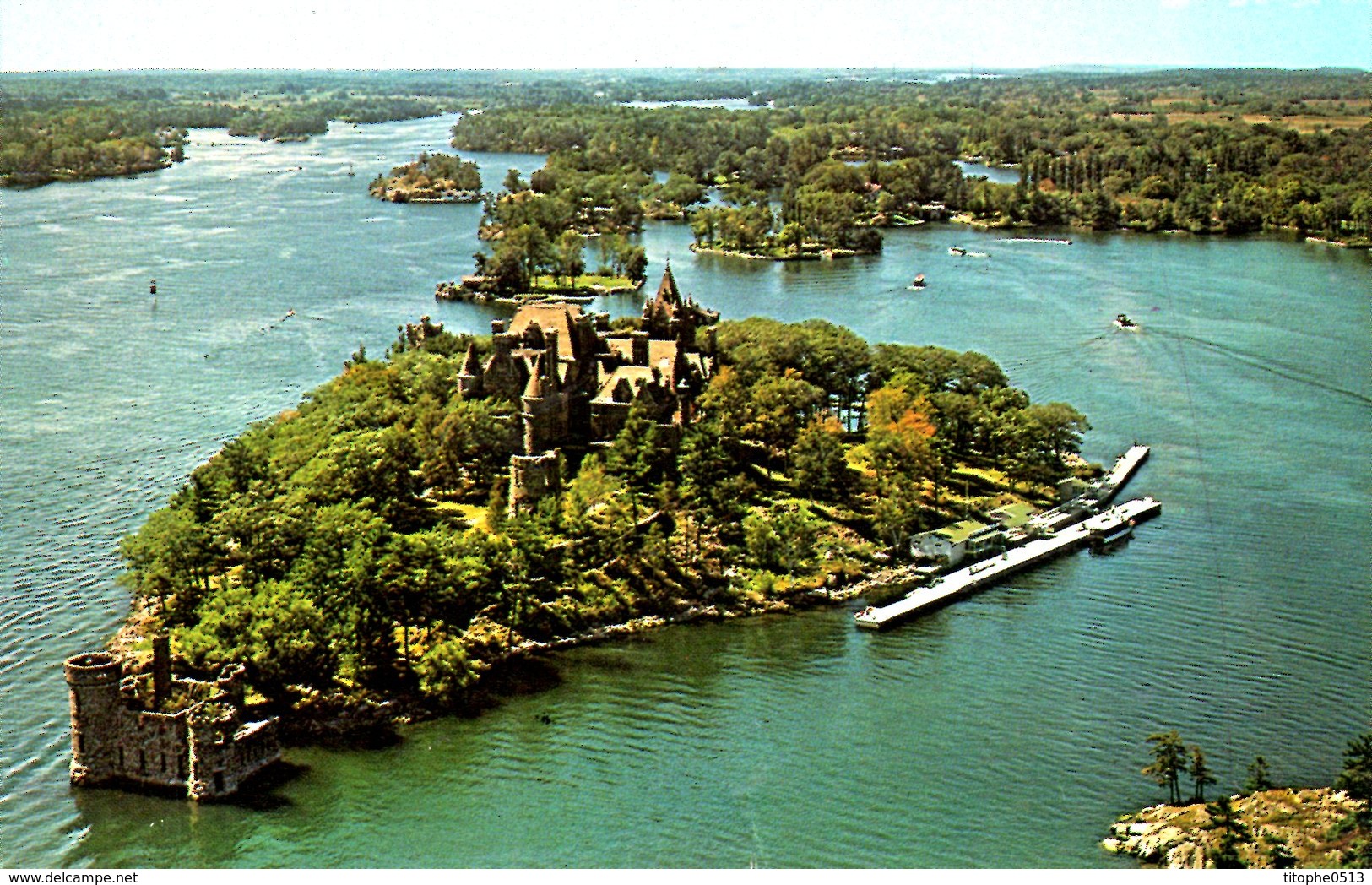 CANADA. Carte Postale écrite. Château De Boldt. - Gananoque