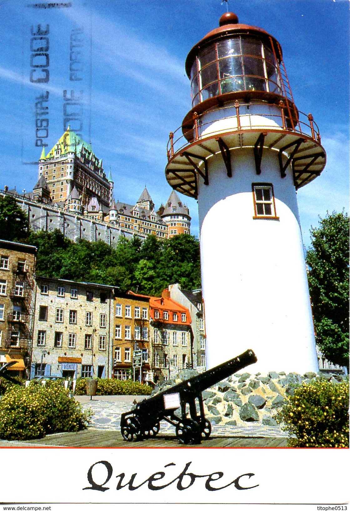 CANADA. Carte Postale écrite. Québec. - Québec - La Citadelle