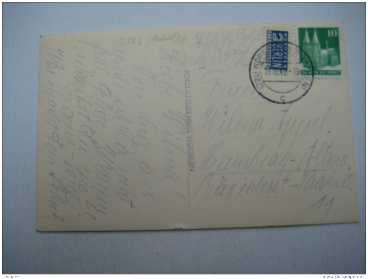 WÜRSELEN , Postamt   , Schöne Karte Um 1949 - Wuerselen