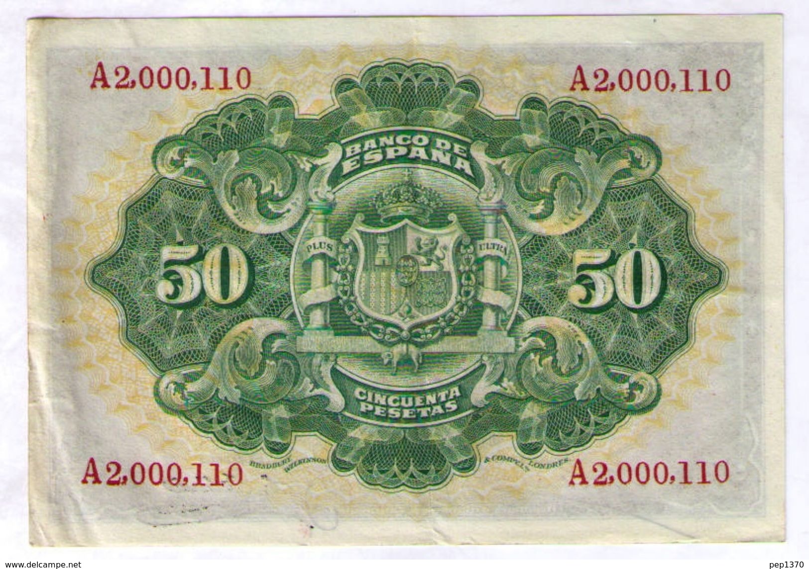 BILLETE DE 50 PESETAS DE 1906 - MUY BONITO - 50 Peseten