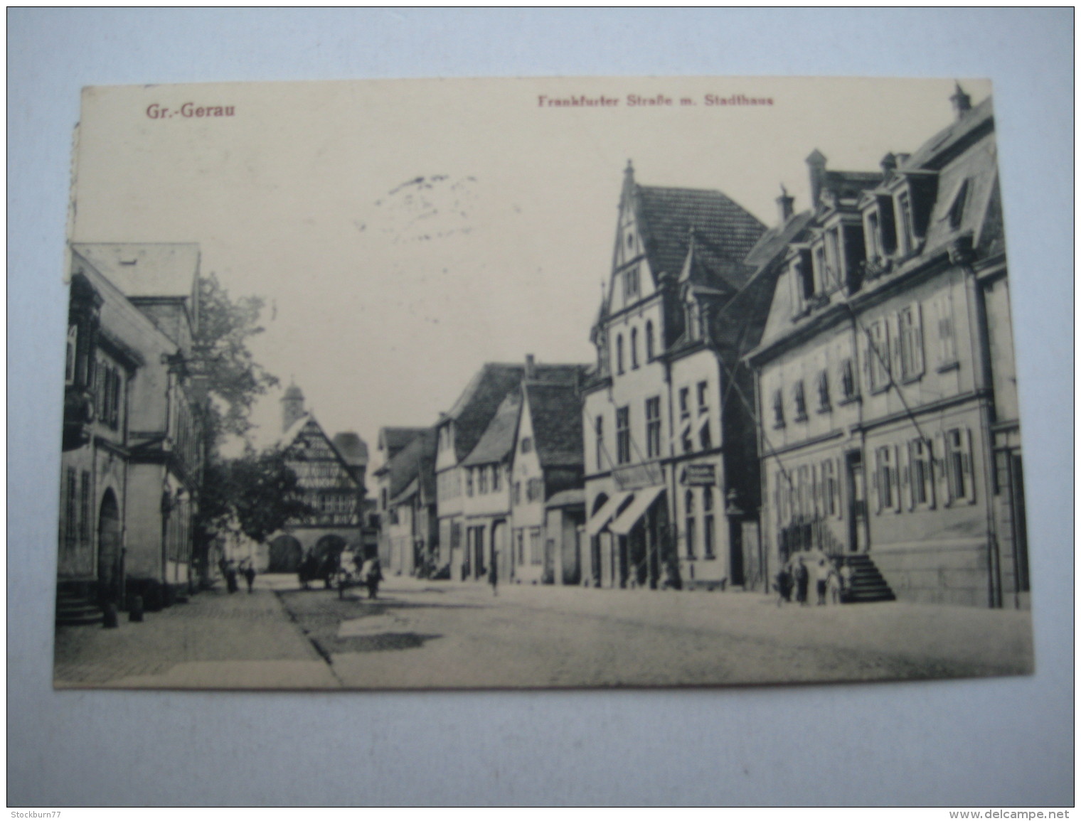 GROSS-GERAU   , Schöne Karte 1921 - Gross-Gerau