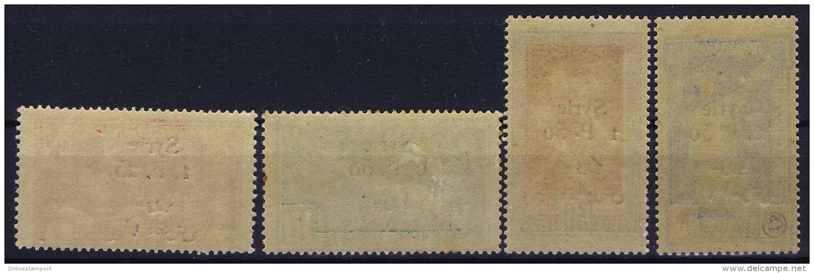 Syrie: Jeux Olympiques - Yv 149 - 152  1924  Neuf Sans Charniere /MNH/**/postfrisch Nr 152 Signé - Unused Stamps