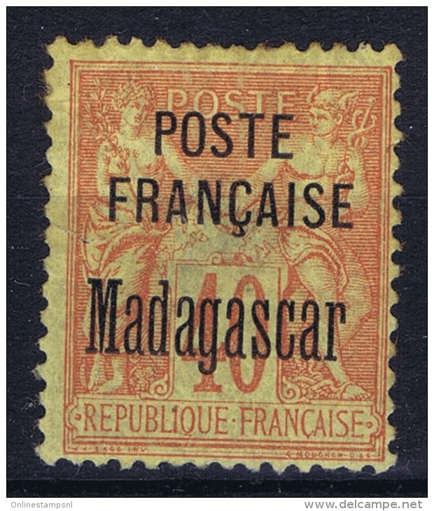 Madagascar Yv 18 Charniere  /MH/* Falz  1895 - Neufs