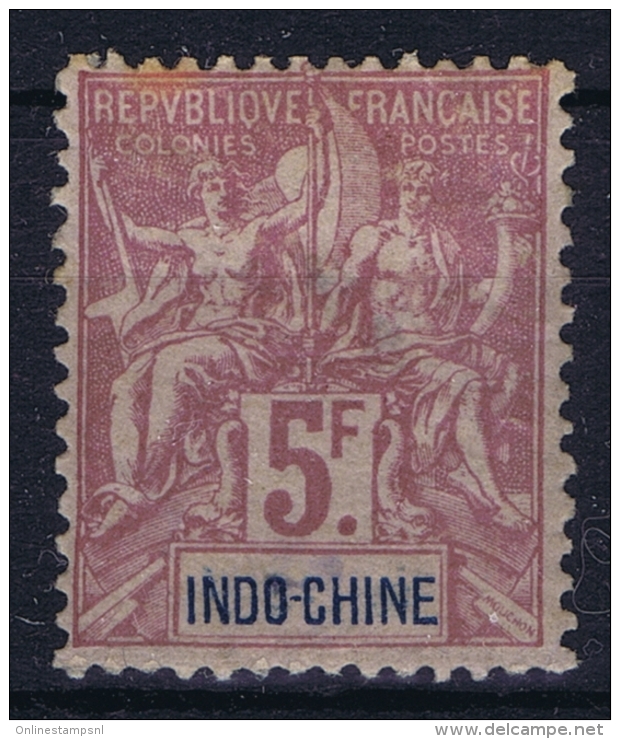 Indochine  Yv  16  Charniere  /MH/* Falz  1892 - Neufs