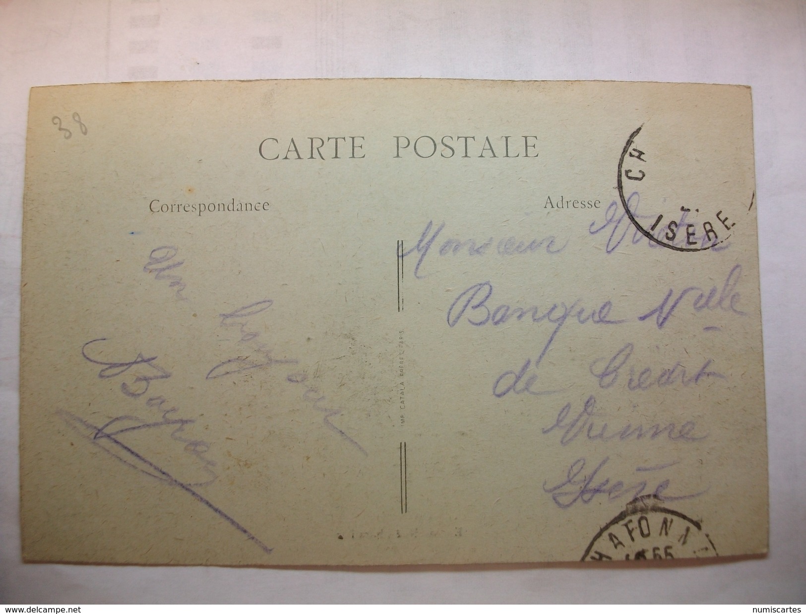 Carte Postale Chatonnay (38) Vue Générale  ( Petit Format Circulée) - Châtonnay