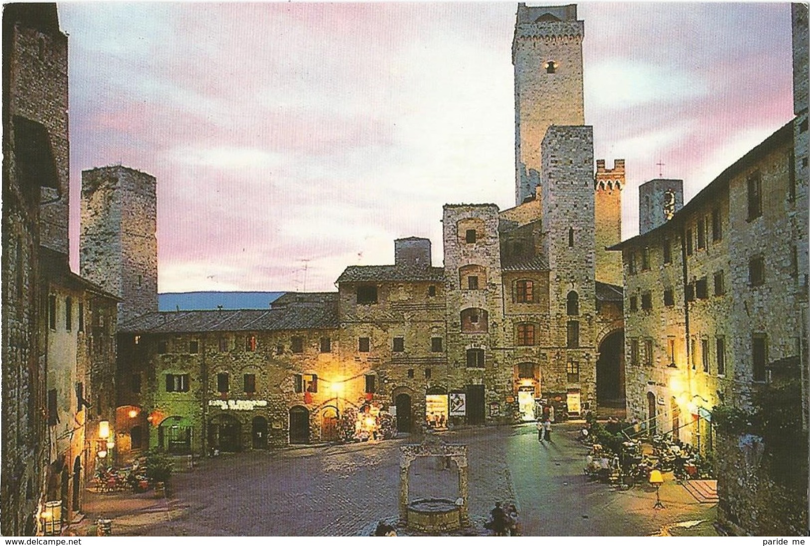 566-San Giminiano (Siena) - Piazza Della Cisterna - Scandicci
