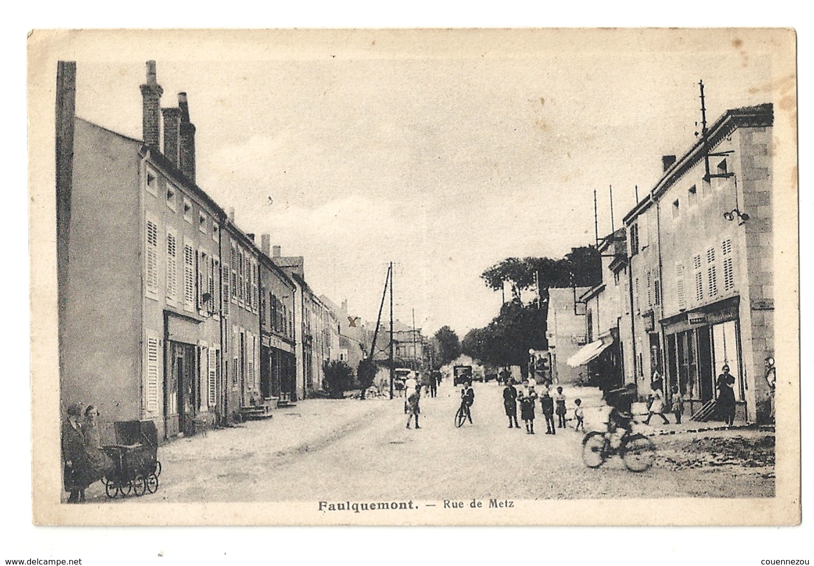 B 1355 FAULQUEMONT  RUE DE METZ - Faulquemont