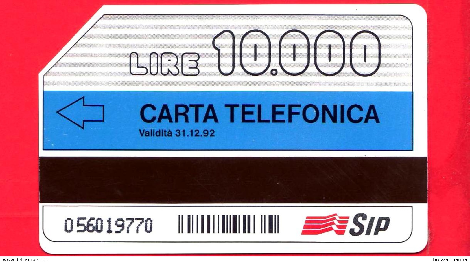 ITALIA - Scheda Telefonica - Usata - SIP - Fasce Orarie - Golden 53 A - C&C 1156 A - 10.000 - 31.12.92 - Man - Pubbliche Ordinarie