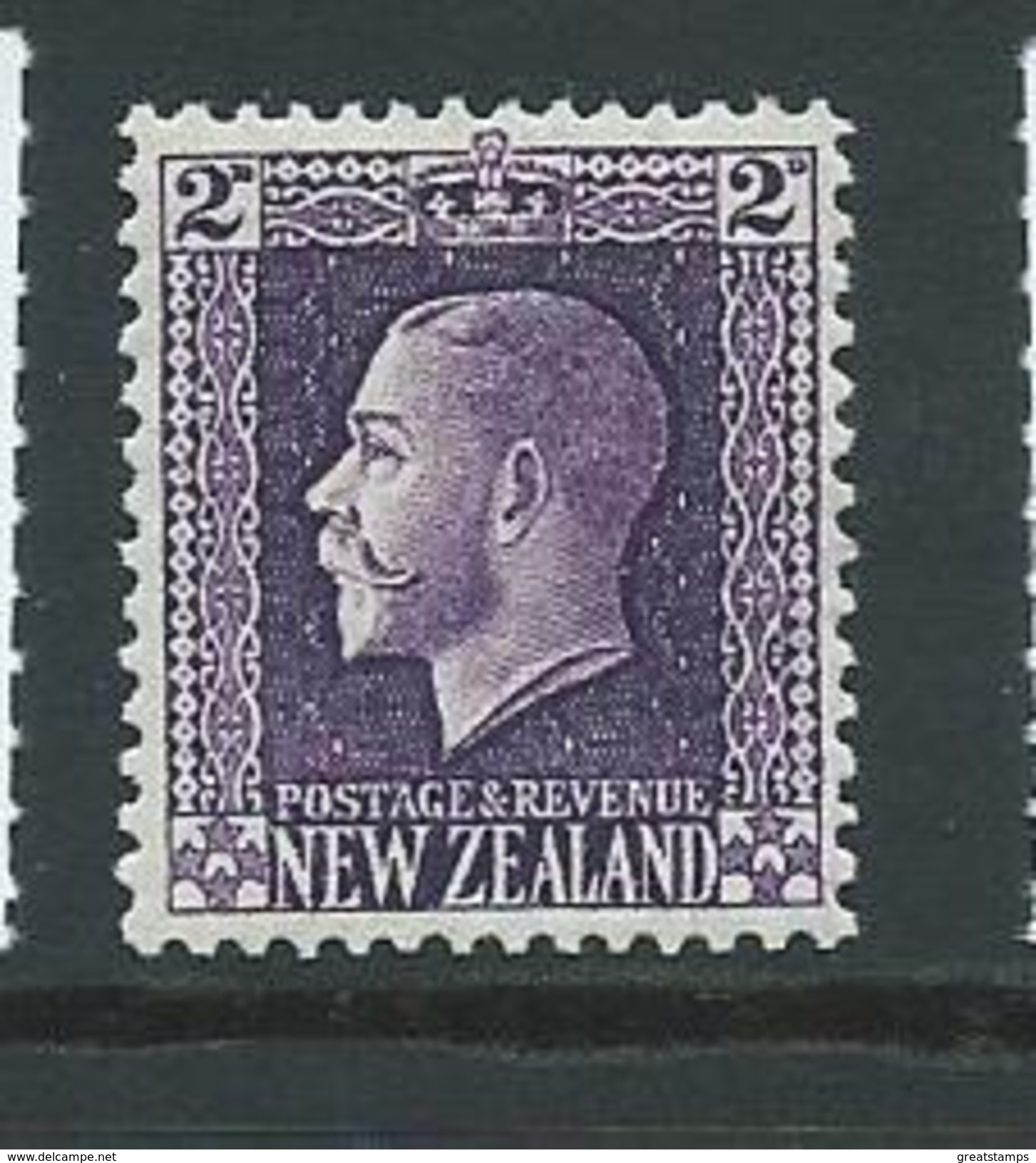 New Zealand Sg417 Hm 2d Violet - Unused Stamps