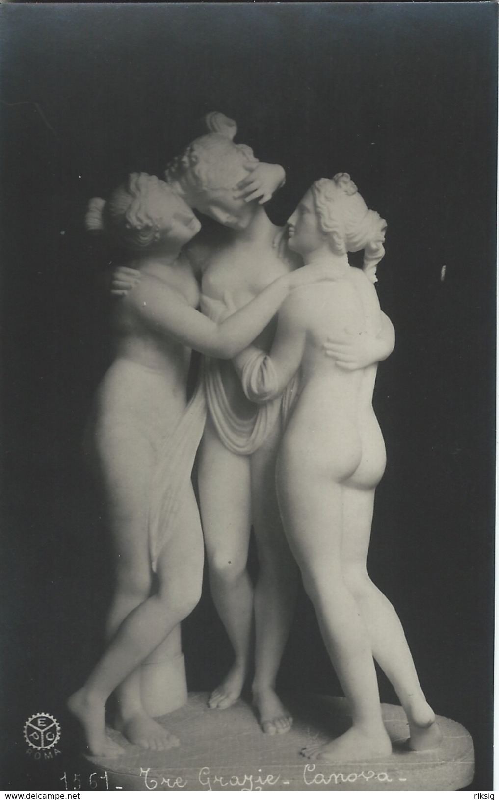 The  3 Graces.  Canova.     S-3354 - Sculptures