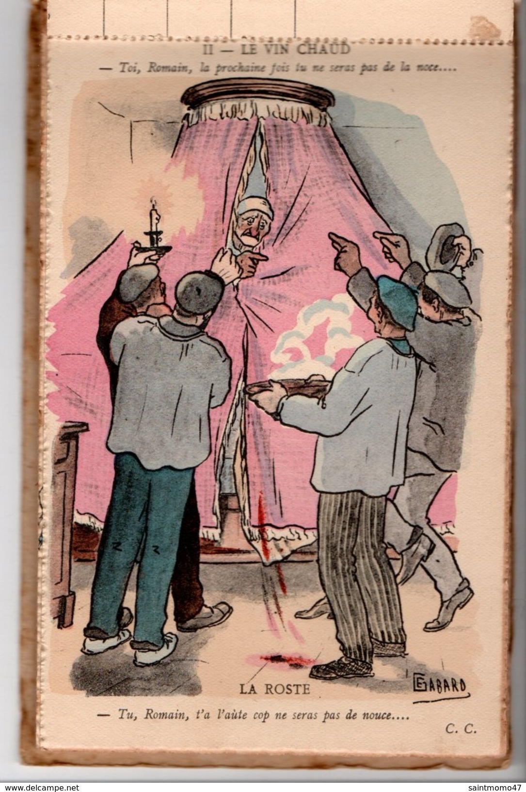 64 - CADDETOU QUE S'Y EY TOURNAT. " Caddecou C'est Remarié " . DESSINS D'ERNEST GABARD. CARNET DE 10 CPA - Réf. N°1666 - - Other & Unclassified